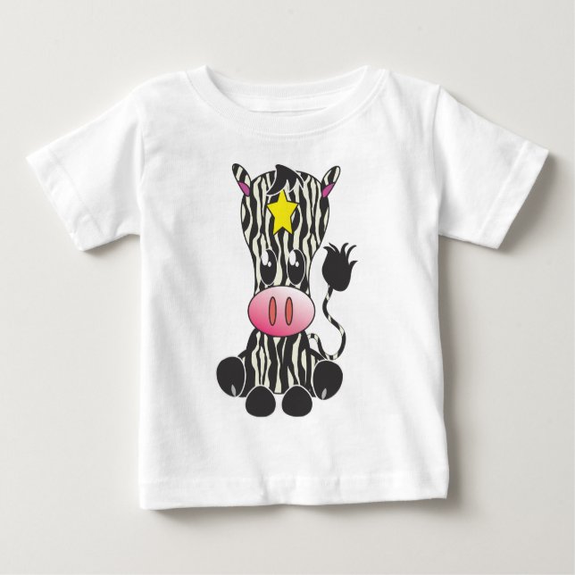 T-shirt Zebra de assento (Frente)