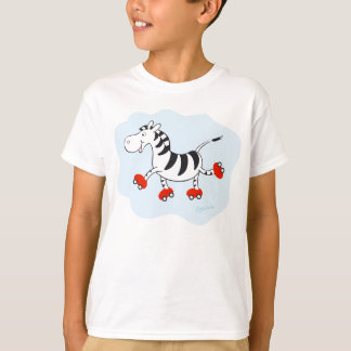 T-shirt Zebra de patinagem