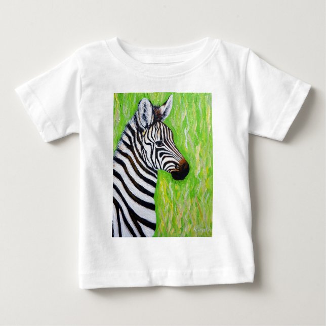 T-shirt Zebra Painting (Frente)