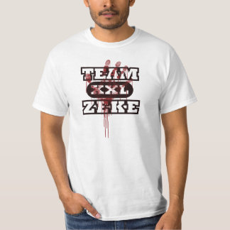 T-shirt Zeke legal o design atlético do zombi