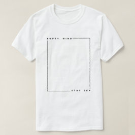 T-shirt Zen vazio da estada da mente