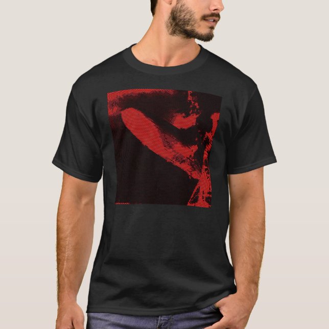 T-shirt Zepelim do diodo luminescente (Frente)