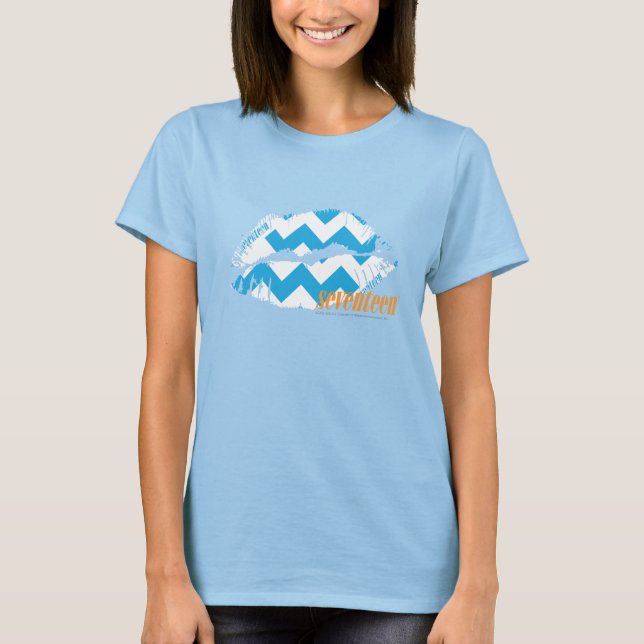 T-shirt ZigZag Aqua (Frente)