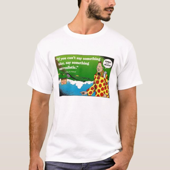 T-shirt Zippy surrealista (Frente)