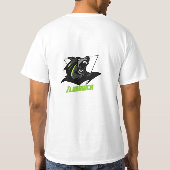 T-Shirt Zlornation - Gamer Recto Verso (Verso)