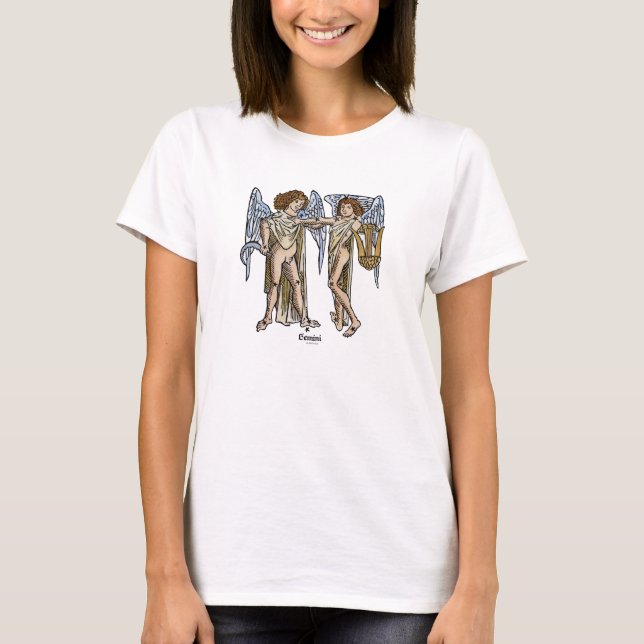 T-shirt Zodíaco: Gêmeos, 1482 (Frente)