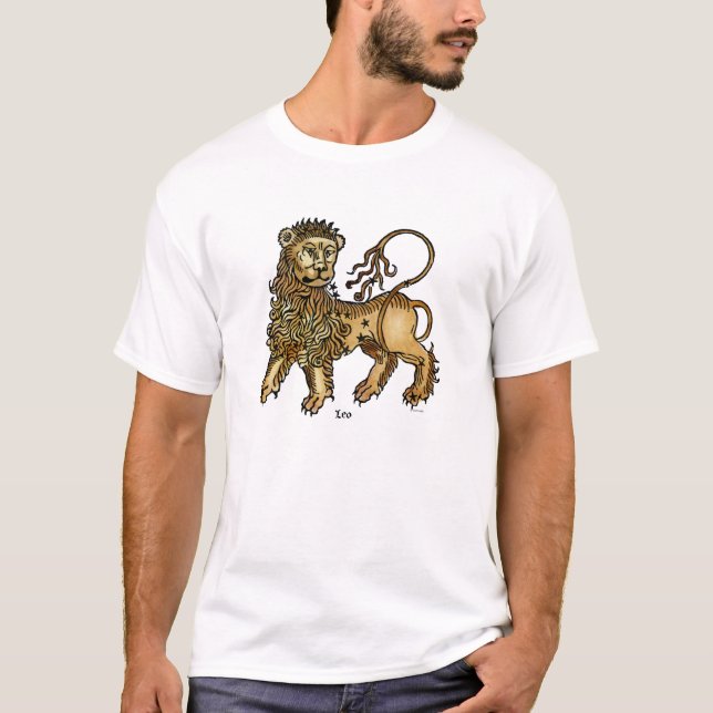 T-shirt Zodíaco: Leo, 1482 (Frente)