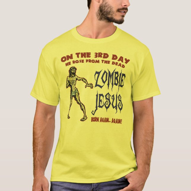 T-shirt Zombi Jesus (Frente)