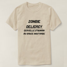 Zombie Delicacy O cérebro humano com molho de most