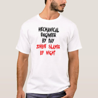 T-shirt Zombie Engenheiro Mecânica