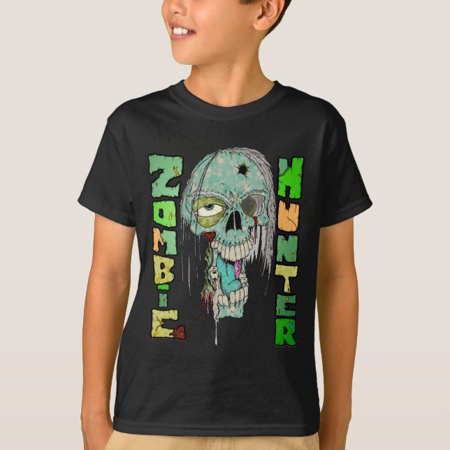T-shirt Zombie Hunter Pride (Frente)
