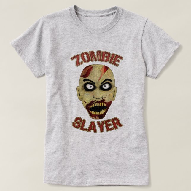T-shirt Zombie Slayer (Frente do Design)
