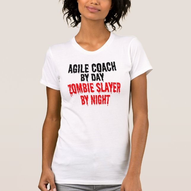 T-shirt Zombie Slayer Agile Coach (Frente)
