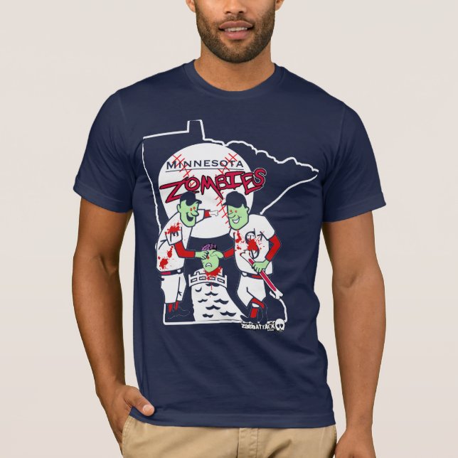 T-shirt Zombis do manganês Redux (Frente)