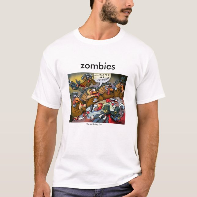 T-shirt zombis do peru (Frente)