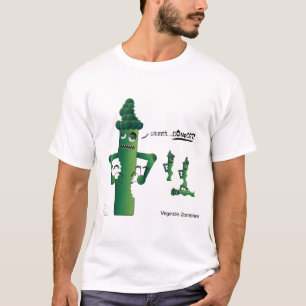 T-shirt zombis do vegetariano