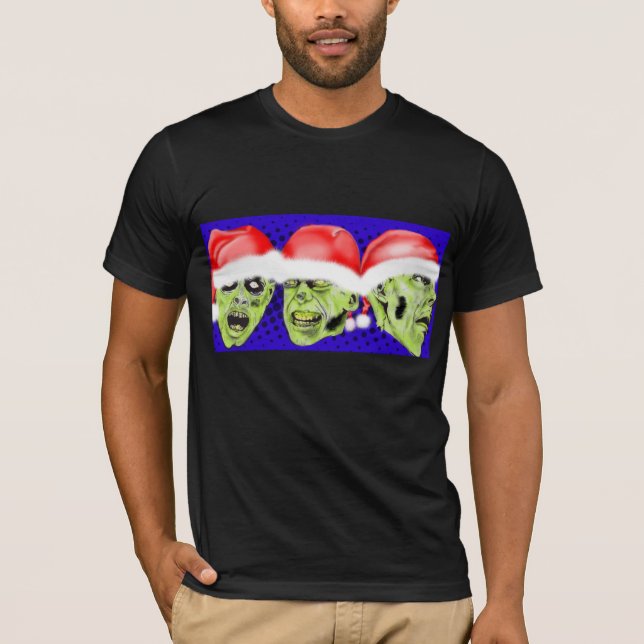 T-shirt Zombis festivos (Frente)