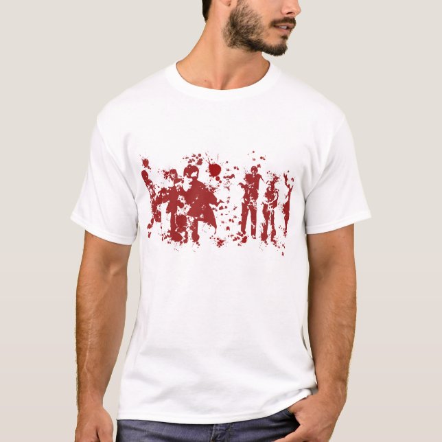 T-shirt Zombis sangrentos 2 (Frente)