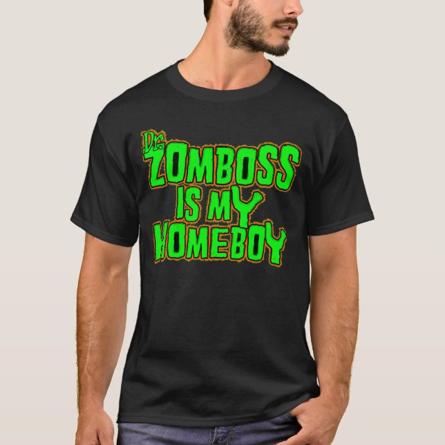 T-shirt Zomboss é meu ficar em casa (Frente)