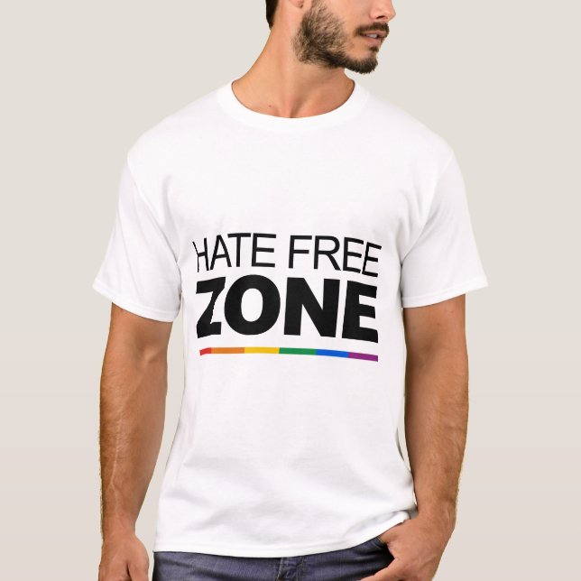 T-SHIRT ZONA LIVRE DE ÓDIO (Frente)