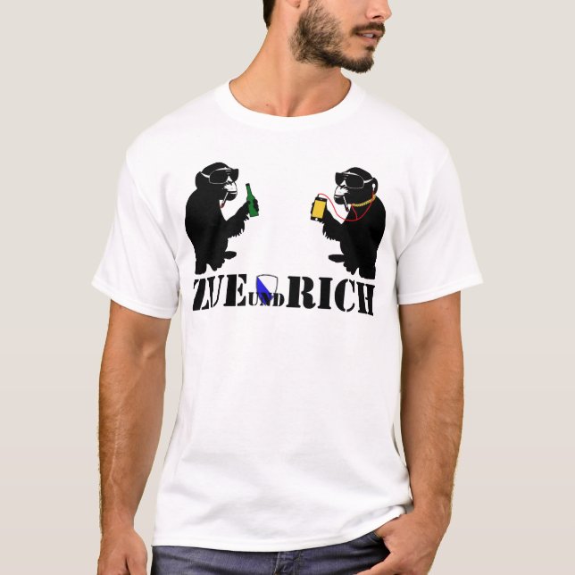 T-shirt zue e rich (Frente)