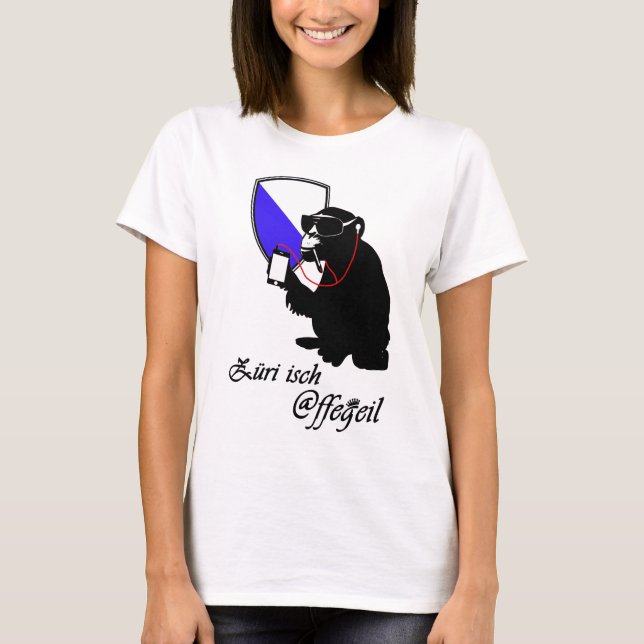 T-shirt züri isch affegeil (Frente)