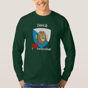 T-shirt Zurique - Suíça Suisse - Svizzera alpargata