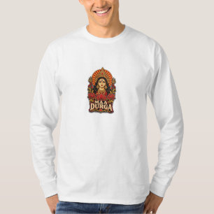 T-ShirtMaa Durga Deusa Hindu T-Shirt Vintage Des