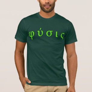 T-shirts φ σ S.A.: símbolos grego da física