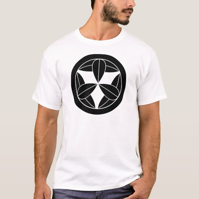 T-SHIRTS 丸に九枚笹 (Frente)