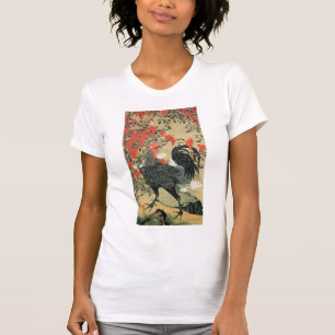 T-SHIRTS 動 植 綵 絵(14)南 天 雄 鶏 図, 伊, 藤