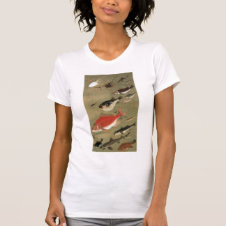 T-SHIRTS 動 植 綵 絵(28)群 魚 図, 伊, 藤 若 冲