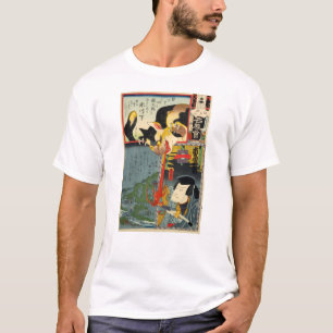 T-shirts 化 け 猫, 豊 Monster Cat, Toyokuni, Ukiyo-e