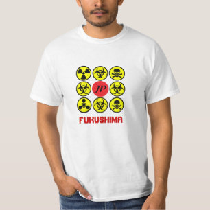 T-shirts 福島 do JP Fukushima do 日本国 de Japão