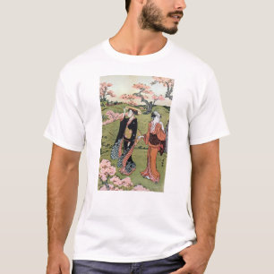 T-shirts 花 見(二), 清 長 Flor View(2), Kiyonaga, Ukiyo-e