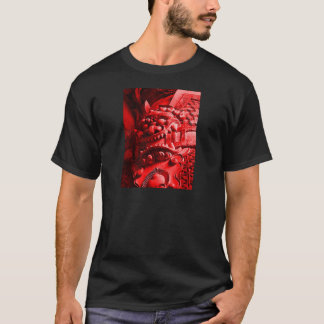 T-shirts 赤鬼 da máscara de Oni do samurai