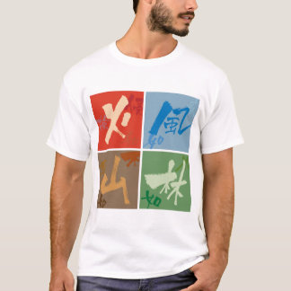 T-shirts 風林火山 色桝　furinkazan coloring ｓquare