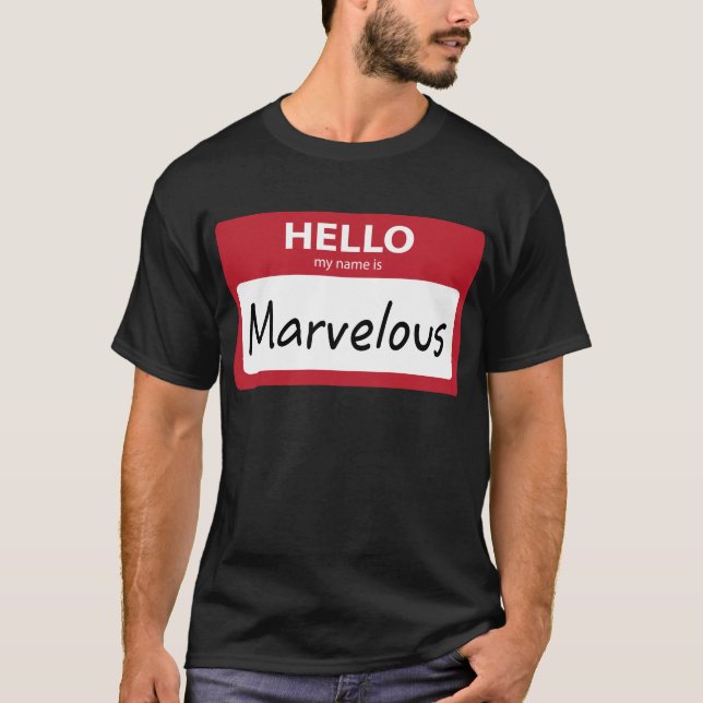 T-shirts 001 maravilhosos (Frente)