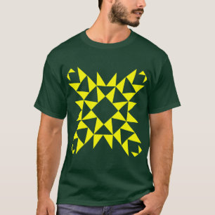 T-shirts 01 decorativos - Amarelo