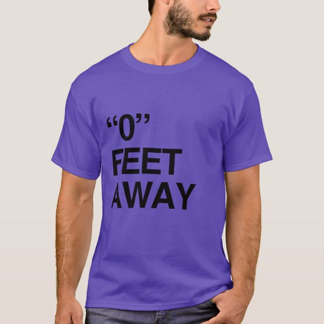 T-SHIRTS 0 PÉS DE DISTÂNCIA (Frente)