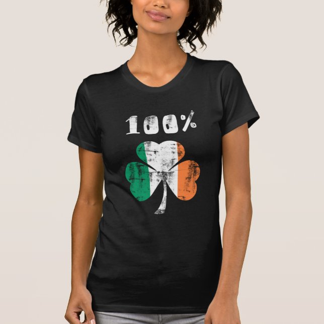 T-shirts 100% irlandês (Frente)