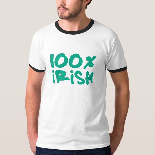 T-shirts 100% Irlandês (Frente)