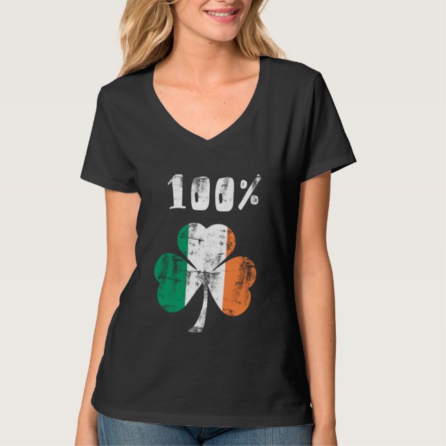 T-shirts 100% Irlandês (Frente)