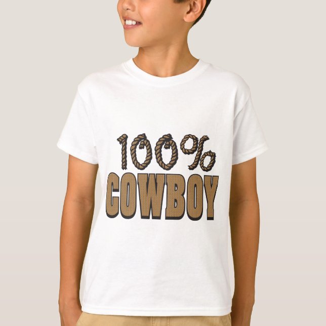 T-shirts 100 Por Cowboy (Frente)