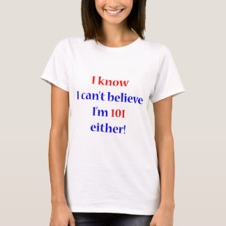 T-shirts 101 qualquer um