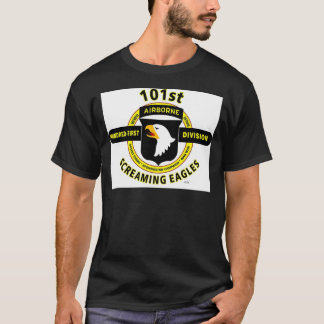 T-SHIRTS 101ST DIVISÃO AEROTRANSPORTADA "EAGLES GRITANDO "
