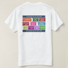 T-shirts 10 pontas essenciais para Pickleball