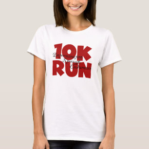 T-shirts 10K Executar Vermelho