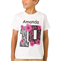 10o Nome feito sob encomenda B01 da zebra