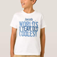 11 Birthday Gift World's Coolest de 11 anos